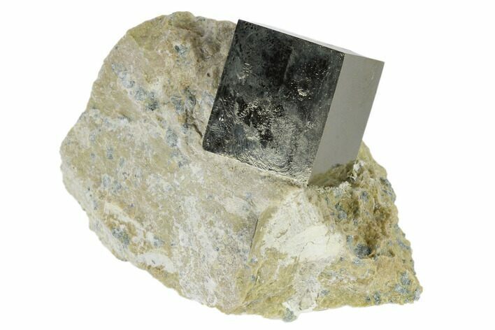 Pyrite Cube In Rock - Navajun, Spain #118235